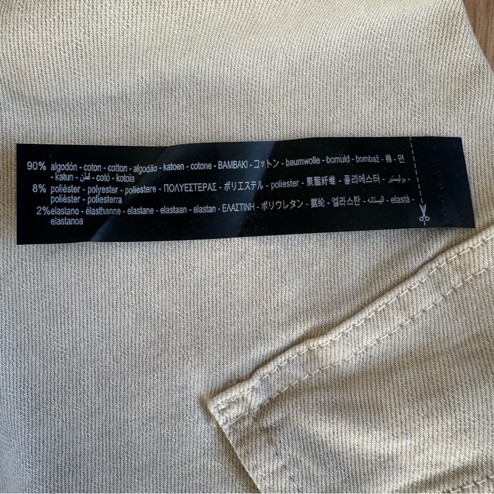 Zara Women's High Waisted Wide Leg Cargo Pants‎ Size 0 - Picture 6 of 14